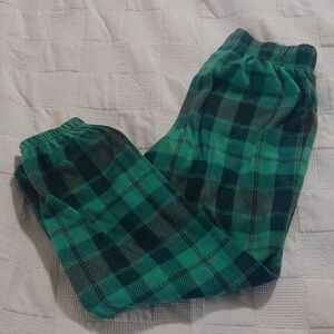 Cat & Jack Green and Black Plaid Pajama Bottoms Boys Size M (8)